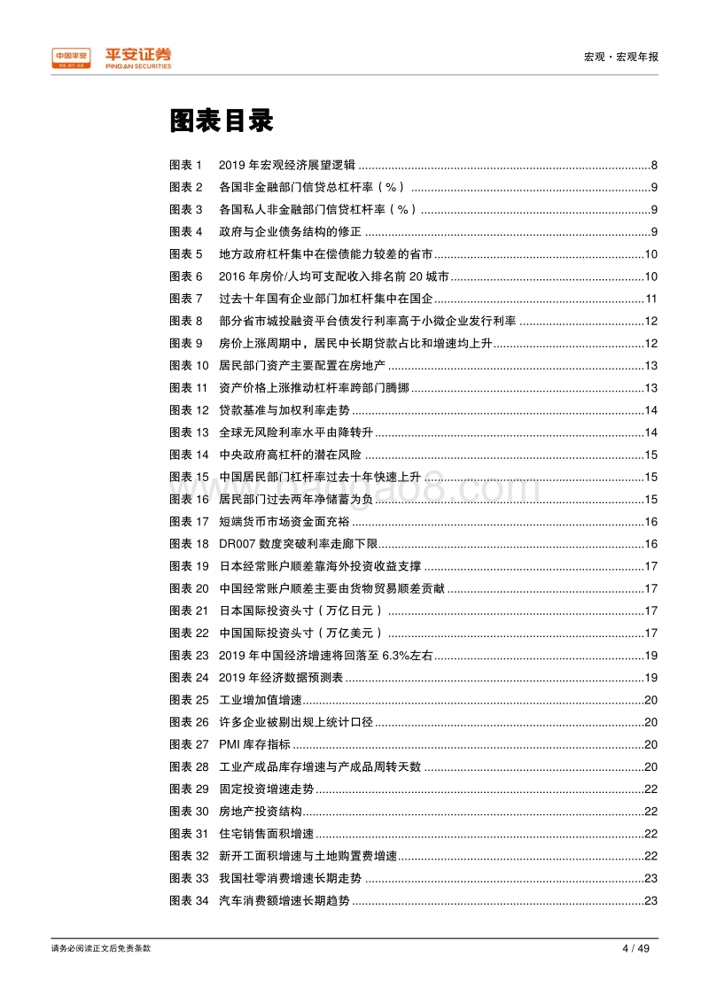 平安2019年宏观年度报告：财政发力稳增长，改革提速强信心.pdf_第4页