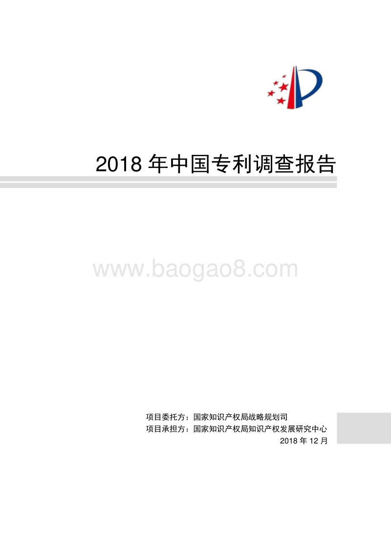 2018年中国专利调查报告.pdf_第1页