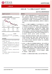2019年度主题投资策略报告：未来已来“人工智能+行业应用”迎来风口.pdf