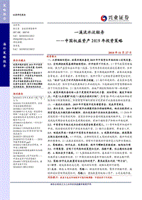 中国权益资产2019年投资策略：一溪流水泛轻舟.pdf
