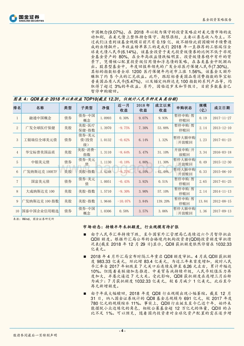 2019年度QDII基金投资策略：岁寒添防御，征途再起航.pdf_第4页