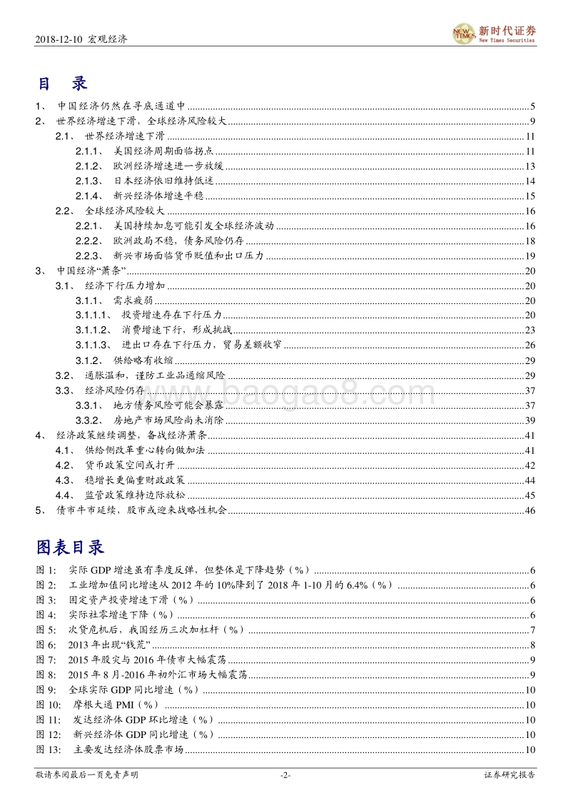 新时代2019年中国经济金融展望：备战经济萧条.pdf_第2页