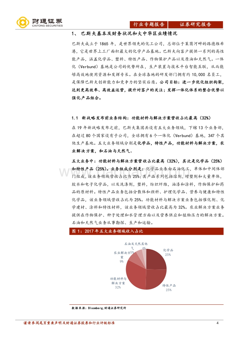 海外公司看全球化工景气（二）：巴斯夫新战略：实现高效益运营，与中国化工市场共增长.pdf_第4页
