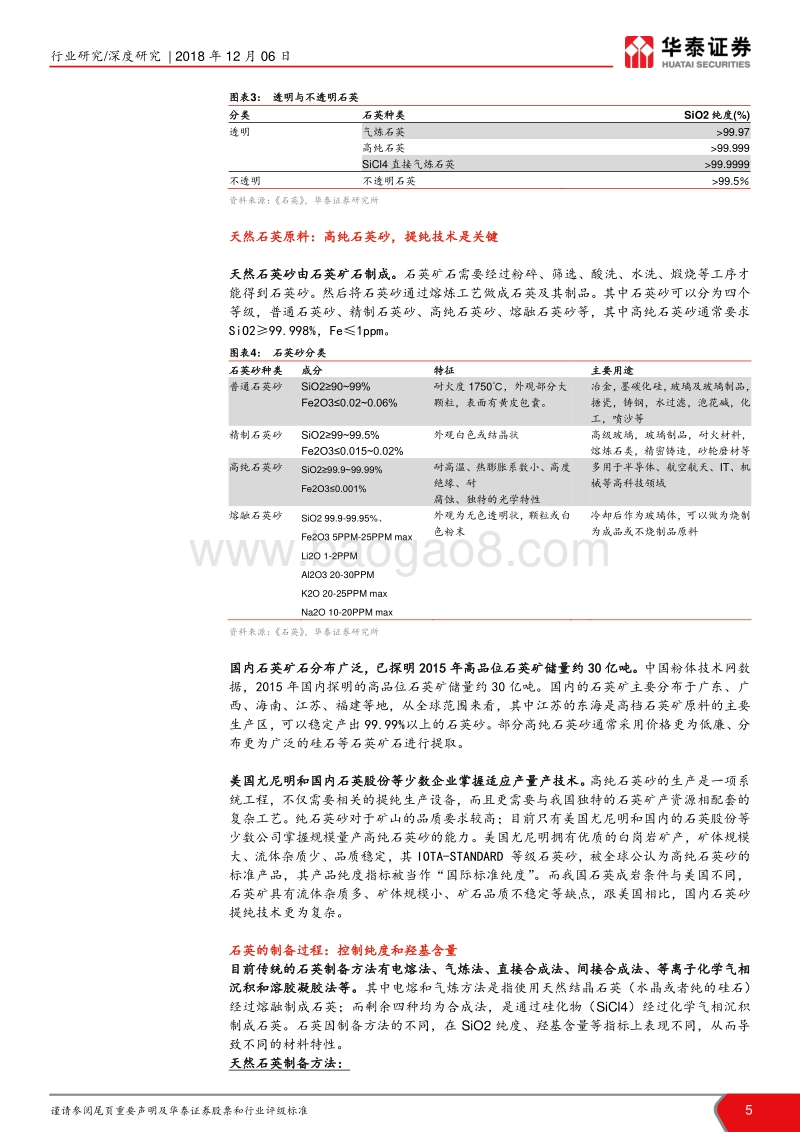 石英行业：高科需求崛起叠加国产替代，景气确立.pdf_第5页