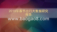 2019年春节出行大数据研究报告.pptx