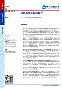 2019年保险行业投资策略：脚踏实地与仰望星空.pdf