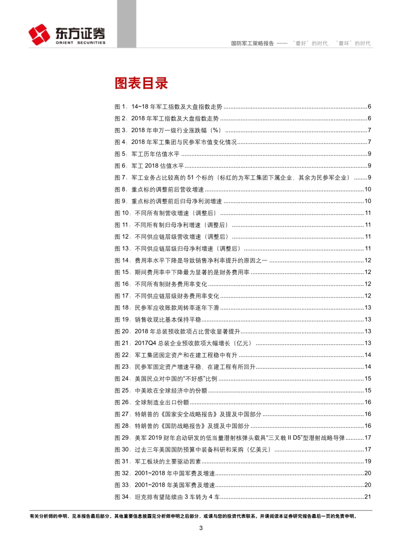2019年军工行业策略报告：“最好”的时代，“最坏”的时代.pdf_第3页