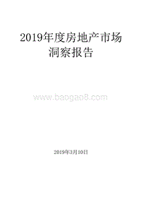 2019年度房地产市场洞察报告.doc