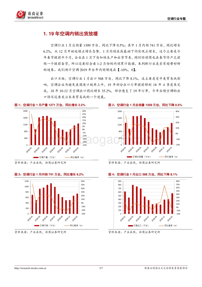 空调行业专题报告：空调库存风险可控，重点关注龙头价格策略.pdf_第3页
