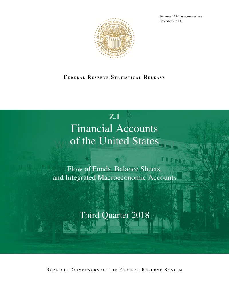 2018年Q3美国金融账户季度报告.pdf_第1页