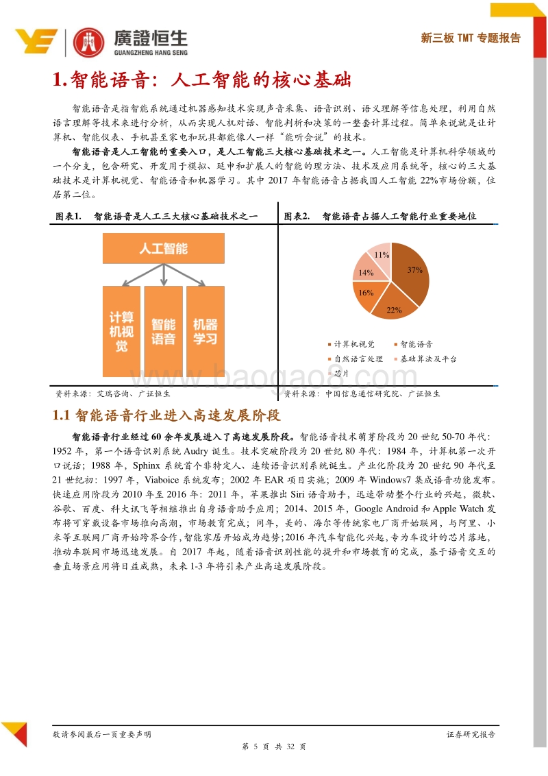 智能语音市场高速发展，消费级市场巨头更具优势，专业级市场传统语音企业更具优势.pdf_第5页