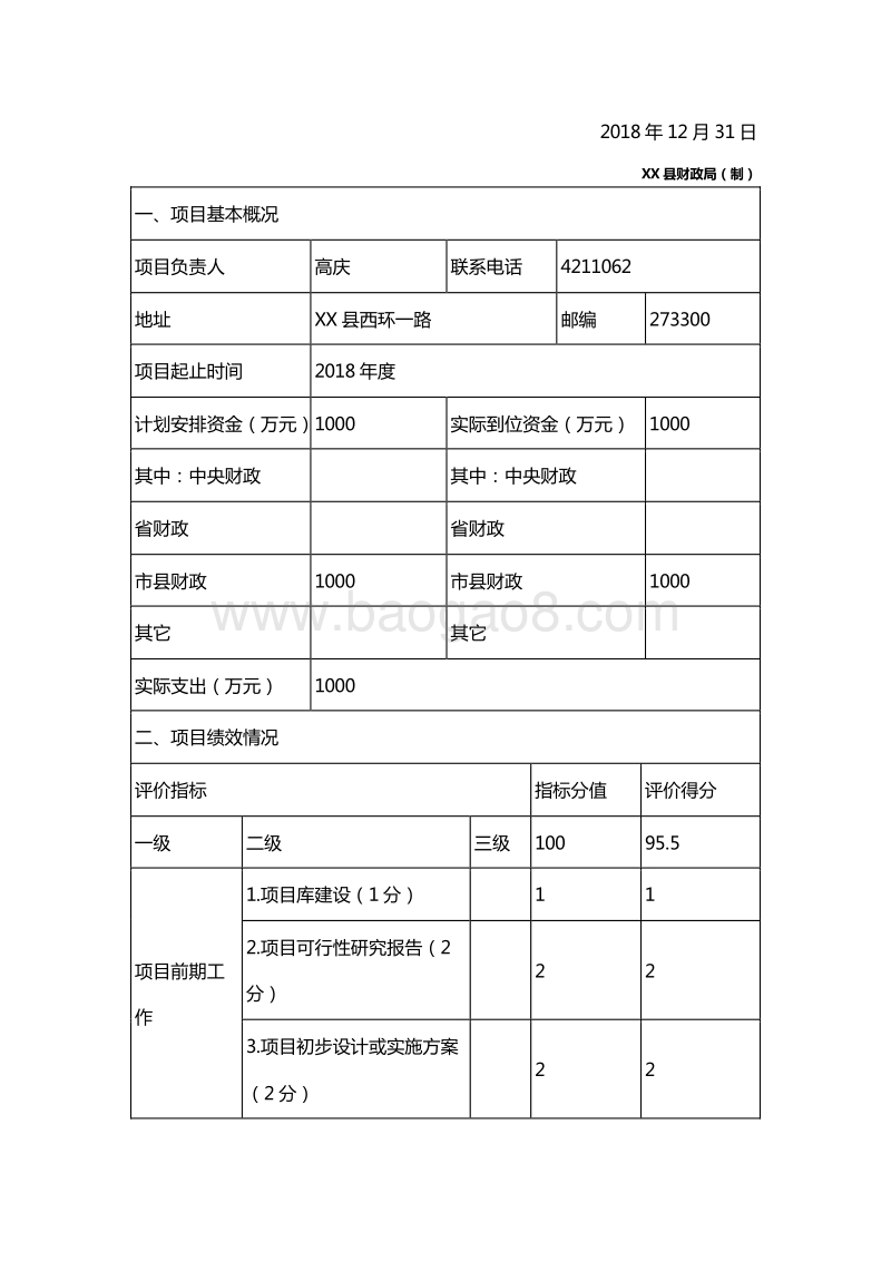 XX县委组织部基层组织建设专项经费财政支出绩效评价报告.doc_第2页