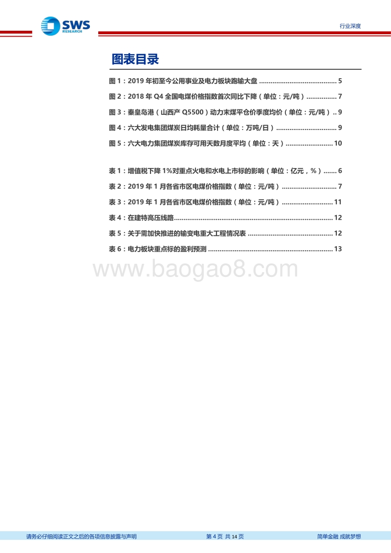 火电行业系列报告之一：降本+减税双重弹性建议增配火电板块.pdf_第4页