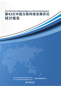 2019年第43次中国互联网络发展状况统计报告.pdf