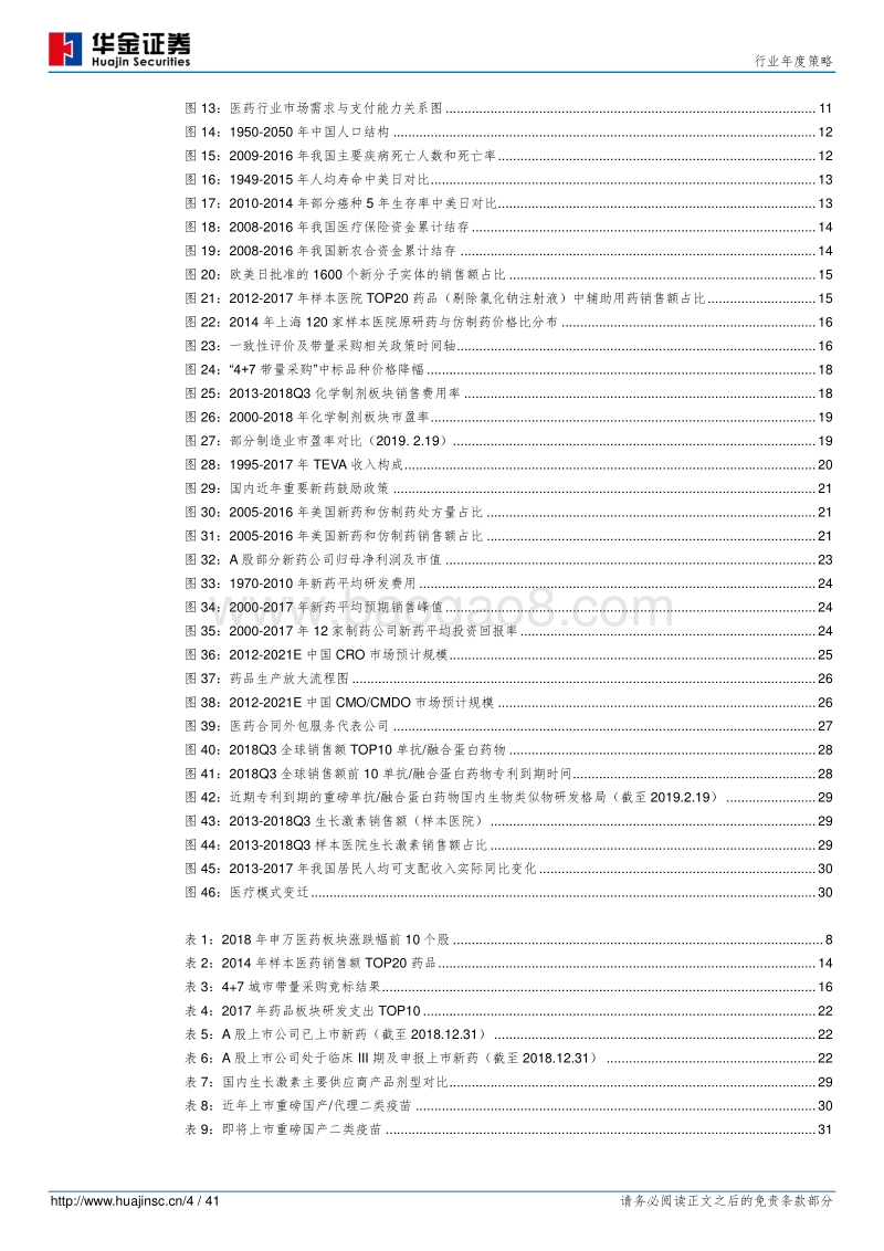 2019年医药生物行业投资策略（医药篇）：寻找政策免疫品种.pdf_第4页