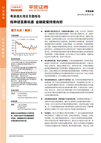 粤港澳大湾区专题报告：险种迎发展机遇，金融政策持续向好.pdf