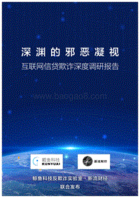 互联网信贷欺诈深度调研报告：深渊的邪恶凝视.pdf