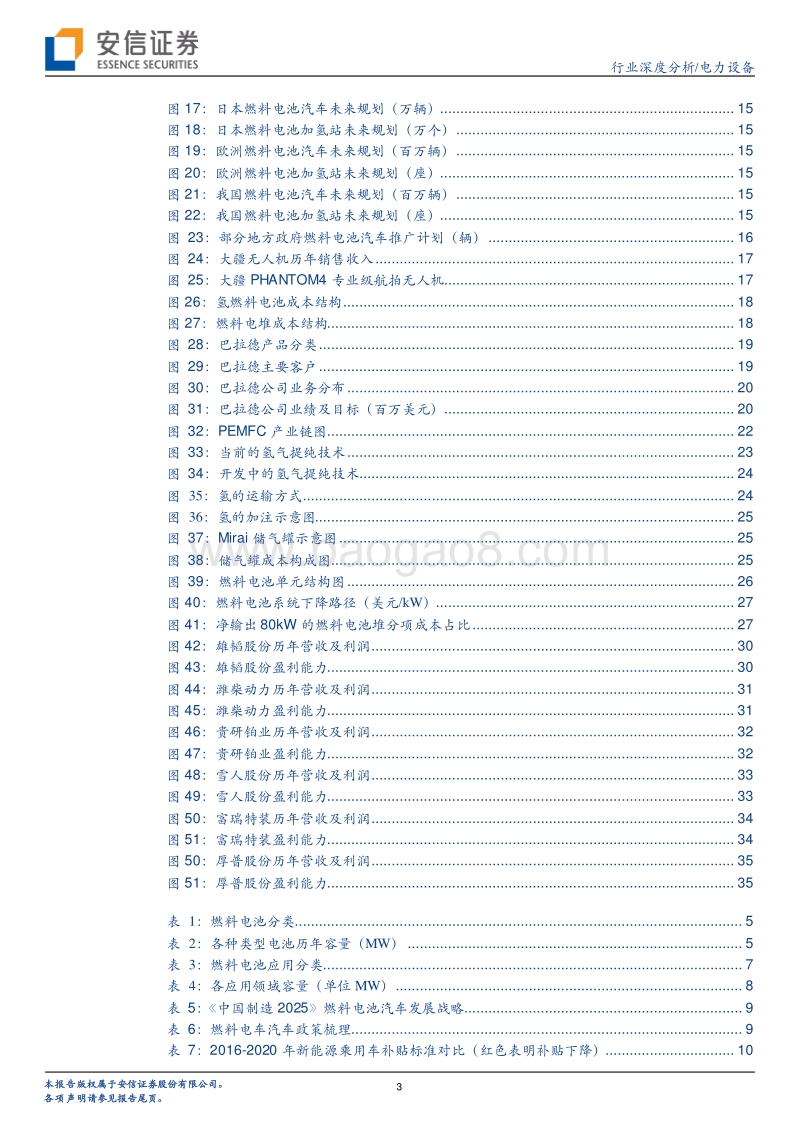 燃料电池产业分析之一：政策与技术助推，商业化大幕开启.pdf_第3页