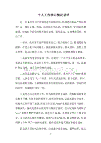 2018个人工作学习情况总结.docx