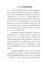 2018个人工作总结药监系统.docx