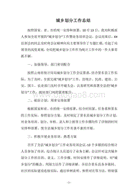 2018-2019城乡划分工作总结.docx