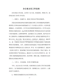 2018-2019办公室主任工作总结.docx