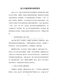 2018县文化建设情况调研报告.docx