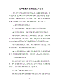 初中新教师校本培训工作总结.docx