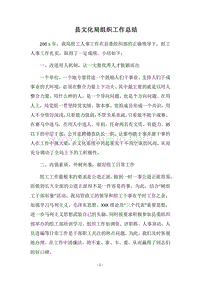 2018县文化局组织工作总结.docx
