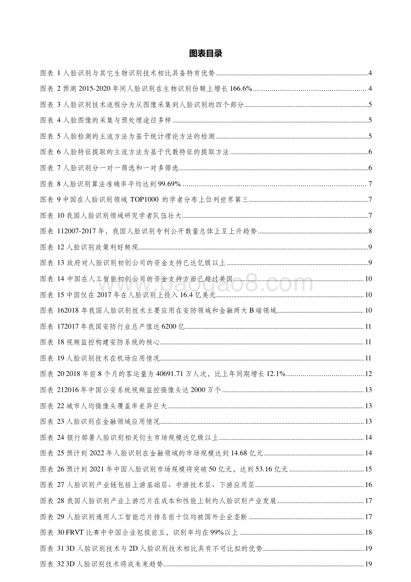 2019人脸识别核心技术与应用场景深耕企业分析报告.doc_第3页