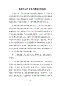 2018县委书记关于党风建设工作总结.docx