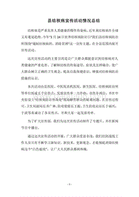2018县结核病宣传活动情况总结.docx