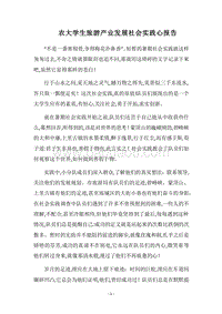 2018农大学生旅游产业发展社会实践心报告.docx