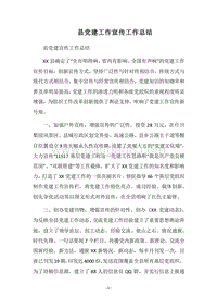 2018县党建工作宣传工作总结.docx