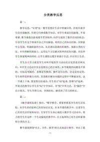 2018分类教学反思.docx