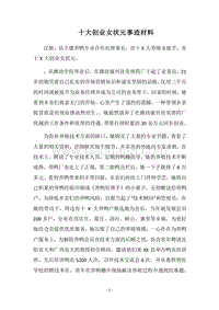 2018十大创业女状元事迹材料.docx