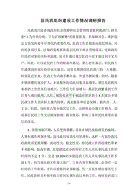 2018县民政组织建设工作情况调研报告.docx
