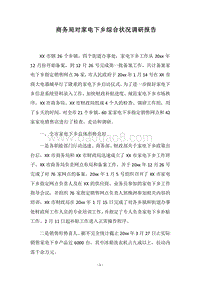 2018商务局对家电下乡综合状况调研报告.docx