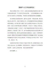 2018团委个人工作总结范文.docx