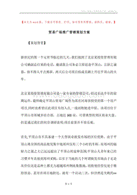 贸易广场推广营销策划方案.docx
