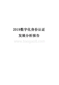 2019数字化身份认证发展分析报告.doc