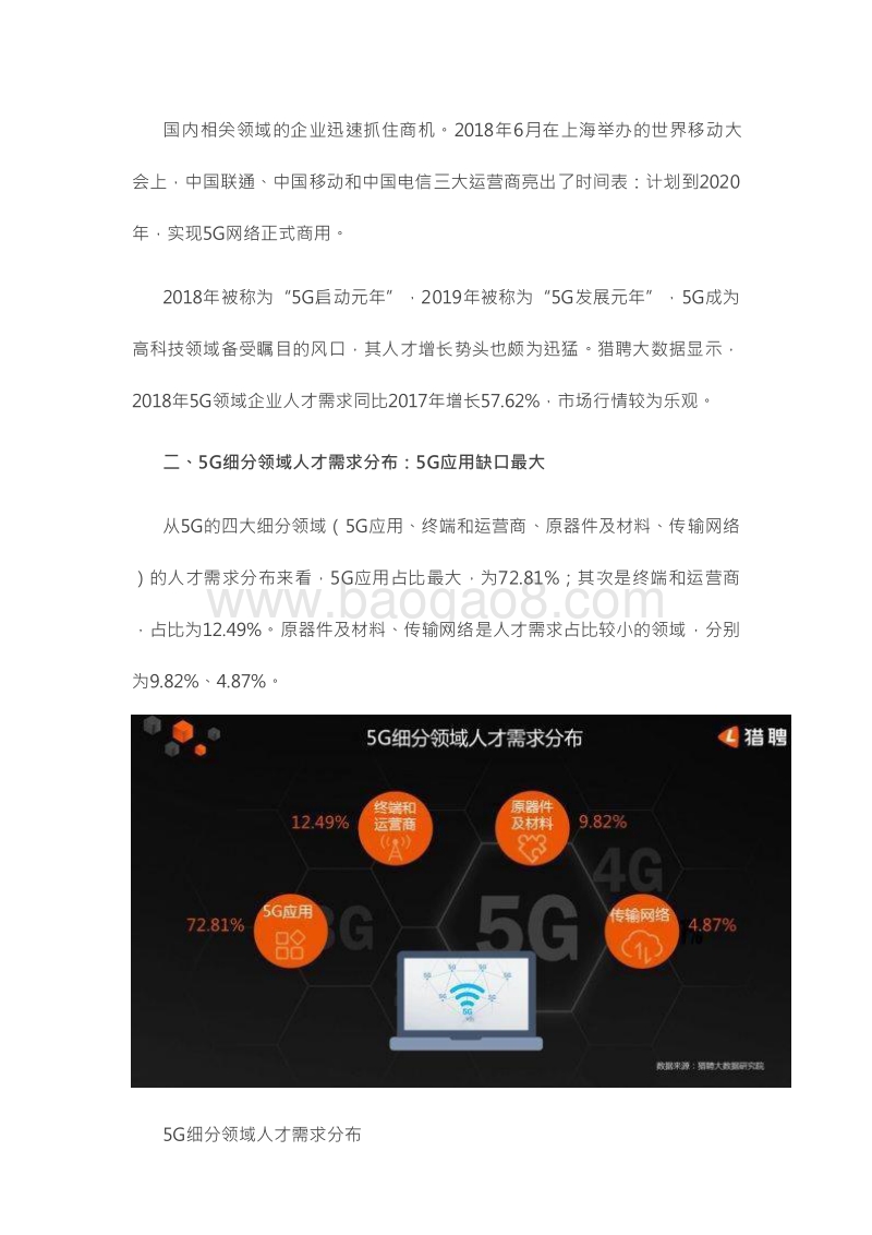 2019年中国5G人才需求大数据报告.doc_第3页