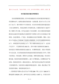 农村基层组织建设考察报告.docx