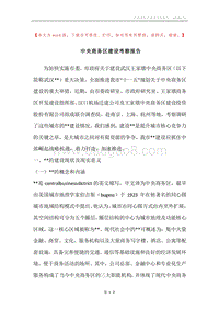 中央商务区建设考察报告.docx