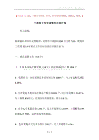 工商局工作完成情况自查汇报.docx