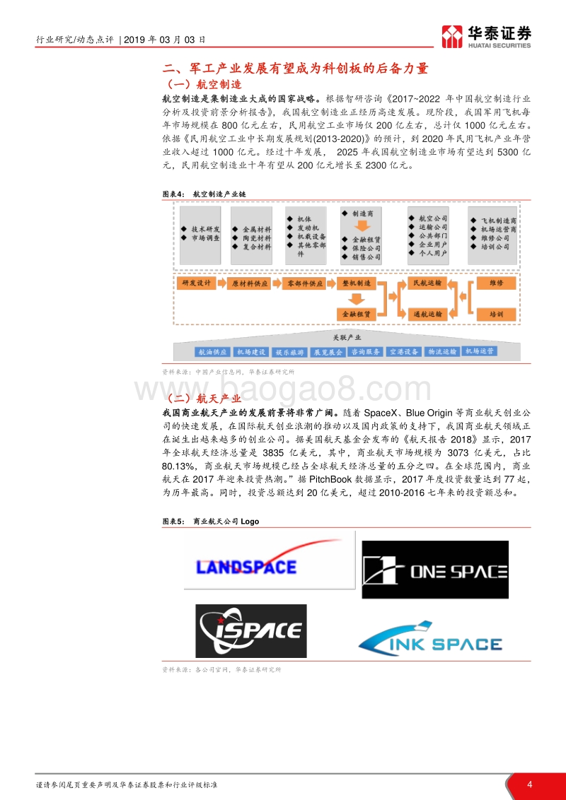 科创板系列报告之军工篇：科创板打造军工高科技融资生态圈.pdf_第4页