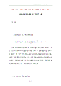 高等级廉政风险防控工作报告5篇.docx