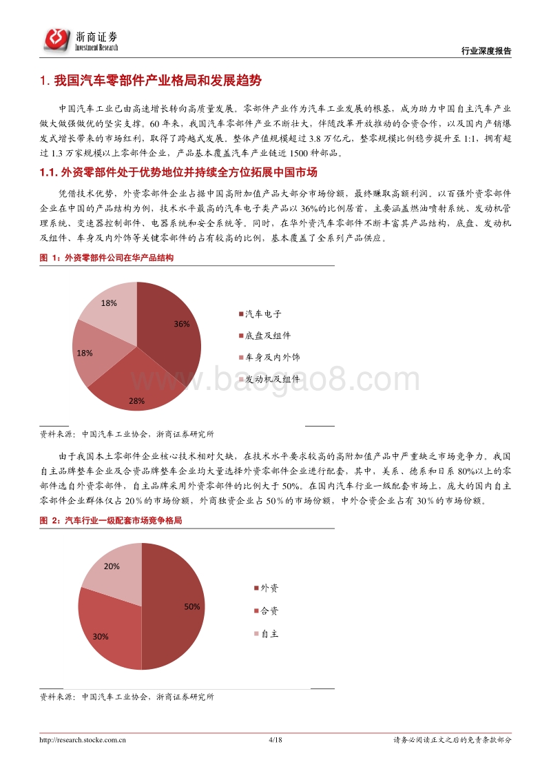 汽车零部件行业专题报告：汽车零部件产业发展仍有重大机遇.pdf_第4页