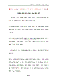 调整标准化菜市场建设试点项目报告.docx