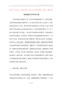 农业执法工作年末小结.docx